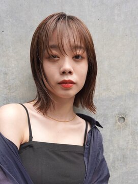 ニコ トウキョウ 渋谷(nico TOKYO) ミディアムレイヤーカットボブウルフ/10代20代/インナーカラー