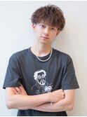 王道マッシュパーマ