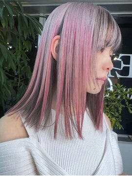 イエナ 渋谷(IENA) ピンクカラー　デザインカラー　アンブレラカラー