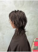 ウルフカット　パーマ