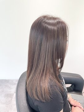 ストフ(stof) レイヤーカット/ベージュカラー/ハイライト/Xトリートメント