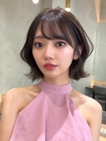 ルームバイシー 新宿(Loom. by Sea)&nbsp;ミディアム×暗めカラー[デザインカラー/フェイスフレーミング]