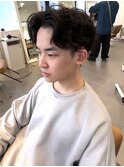 【センターパーマスタイル】