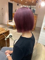 メロウマン(mellowman)&nbsp;ダークピンク20代30代40代ハイライトブリーチダブルカラー立川