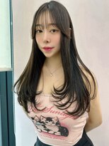 ロンドネートゥル 新潟(Lond naitre)&nbsp;美髪　ブルーブラック　艶髪ワイドバング韓国レイヤー