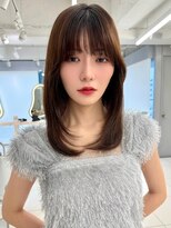 エジョン 三鷹店(Aejon)&nbsp;レイヤーロング/ヘルシースタイル/韓国ヘア/ベビーピンク/吉祥寺