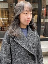 コフィー バイ メルト 吉祥寺(cofy by melt)&nbsp;【松本咲花】ブリーチなしダブルカラーオリーブグレージュカラー