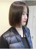 パッツリボブ 内巻きボブ