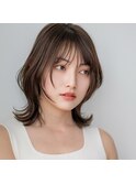 【monde】ヘーゼルブラウンカラー×ふんわり外ハネボブ