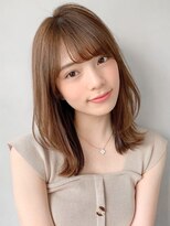 リヤン 表参道(lyann)&nbsp;暗めカラー美髪艶感サイドバングくせ毛風カール#266f0911