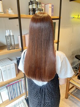 エイト 福岡天神店(EIGHT fukuoka) オレンジブラウンカラー