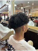 ツイストスパイラルパーマ　メンズマッシュ　佐世保