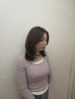 ネアー 新潟(NEER)&nbsp;新潟駅/万代/ミディアム/レイヤーカット/艶髪/髪質改善/韓国ヘア