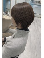ヘアーメイクオズ(hair make O/S)&nbsp;乾かすだけで決まる、上品丸みショートボブ