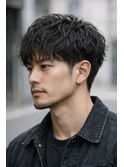 短めシャドウパーマ