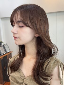 ベル 銀座並木通り店(Belle) 大人可愛いロングレイヤー×春ベージュ