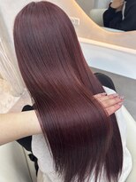 エス(Ess)&nbsp;ワイドバング/ホワイトブロンド[髪質改善/ヘアセット/大宮]