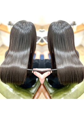 グリーンルームセカンド 結城店(GREEN ROOM. 2nd) 40代女性の自然な縮毛矯正