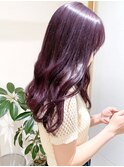 Say.ロングレイヤースモーキーカラーイメチェン前髪２０代表参道