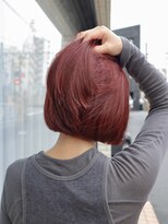 シスタ(SISTA)&nbsp;カシスレッドチェリーレッド切りっぱなしボブミニボブ/谷