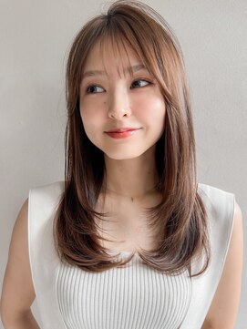 アグノス 青山(Agnos) デジタルパーマ愛されセミディシースルーバング#532g0522