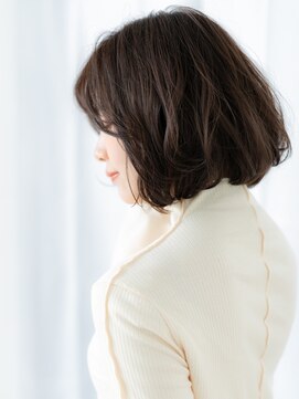 ドクターズ サロン ラブ(Dr's Salon LAB) 乾かすだけ髪質改善エモージュ丸みふわボブl古河20代30代40代