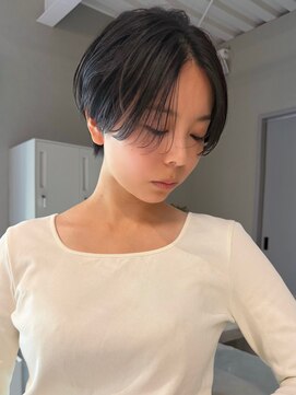 ホヌン 茅ヶ崎(Honnun) 【20代30代40代】大人モード◇ハンサムショート 前下がりボブ