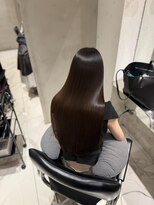 レックス アオヤマ(RexAOYAMA)&nbsp;艶ショコラブラウンのシルキーロング