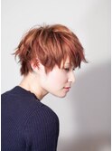 【NiL】束感ショート × 3Dピンクカラー