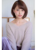 王道 ナチュラル可愛いボブ☆