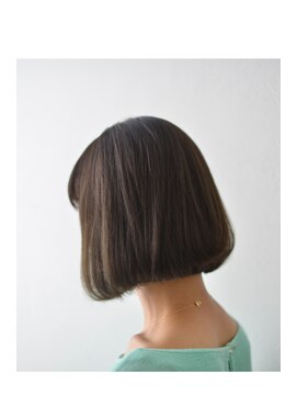 シカタ シーカ 鎌倉(CICATA/ShIKA.) ダークグレージュワンカールボブ【CICATA永田/鎌倉】