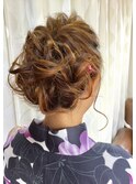 浴衣ヘアー