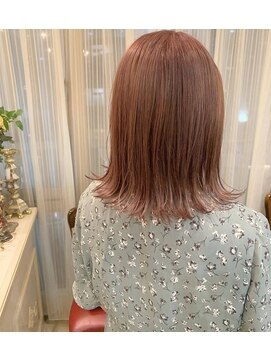 ロージアバイアルティナ(ROSIER by artina) ペールオレンジ×外ハネロブ 【ROSIER町田】