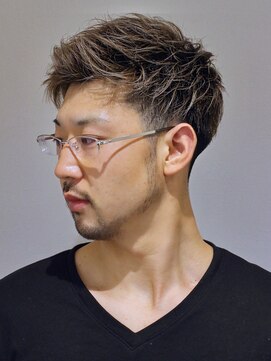 ポルテオム(PORTE HOMME) 【ポルテオム】ツーブロックかき上げアップバング