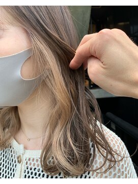 アクト 仙川店(ACT) ミルクティー　ベージュ　インナーカラー