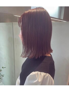 ガリカ 博多(Gallica) ラベンダーカラー×切りっぱなしミディ