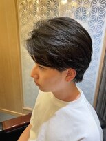 プレミアムバーバー 原宿店(PREMIUM BARBER produce by HIRO GINZA)&nbsp;ブローが楽！センターパート　原宿/渋谷/メンズ/バーバー/床屋