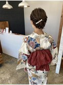 浴衣や着物のアップスタイル