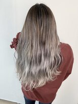 エル オオサカ 心斎橋店(L. OSAKA)&nbsp;グレージュロング_カーキグレージュマッシュショート_Y4