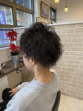 ノリス 幕張(Noris) メンズCream波打ちパーマ【幕張・幕張・海浜幕張エリア】