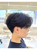 センターパート/シースルーマッシュ/ニュアンスパーマ