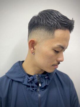 ヒロギンザ 大阪本店(HIRO GINZA) スキンフェード×フェザーアップ