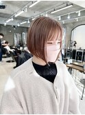 20代30代40代大人かわいいショートボブ黒髪