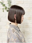 結べないあごラインボブ♪