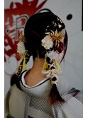 ツイン華やかアレンジヘア