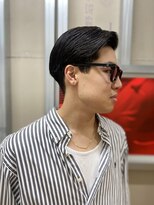 メリケンバーバーショップ トーキョー(MERICAN BARBERSHOP TYO)&nbsp;ハイライト/マッシュパーマ/ウルフ/アッシュブラック260