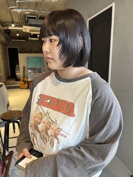 ソイリウム 下北沢(soi rium) レイヤーボブ_顔まわりレイヤー_ボブスタイル