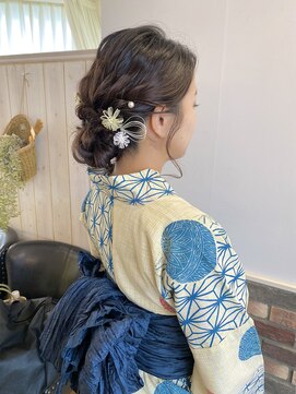 ネオリーブシェリエ 浅草店(Neolive cherie) 浴衣ヘアアレンジ