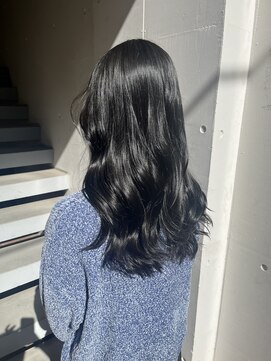 アジールヘア 北千住駅西口店(agir hair) コリアンブルーブラックカラー北千住