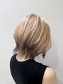 アッシュ 下丸子店(Ash) ブロンドヘアにニュアンスでエンドカラーを入れて垢抜けヘア
